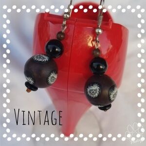 Vintage beaded‎ earrings